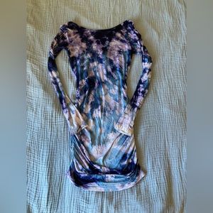 Tie Dye Bodycon Dress